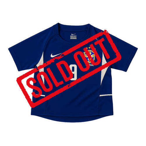 BRASIL 2002 CROPPED FIT BLUE